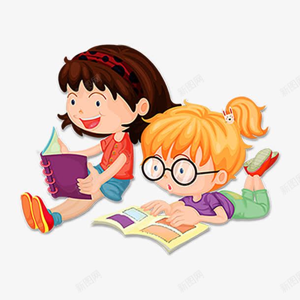 看书的小女孩人物png免抠素材_88icon https://88icon.com 世界读书日 人物设计 国际儿童图书日 学习 小女孩 看书 知识