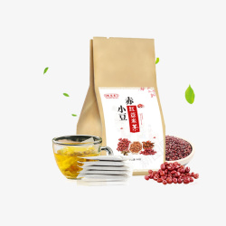 薏米加工薏米茶包装元素高清图片