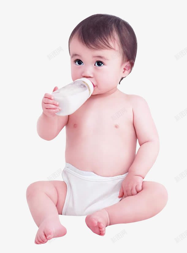 奶瓶创意营养宝宝png免抠素材_88icon https://88icon.com 创意 奶瓶 宝宝 营养