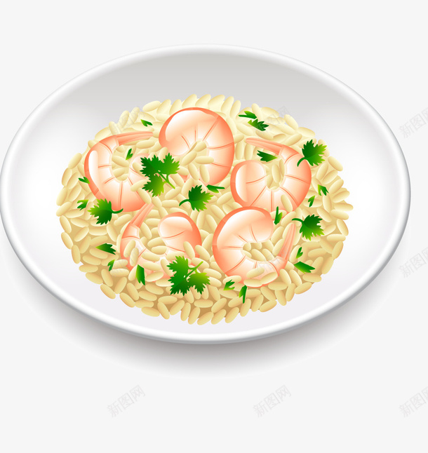 手绘卡通美味虾仁炒饭png免抠素材_88icon https://88icon.com 卡通美食封面设计 广告设计 海报设计 美食 美食海报设计 虾仁炒饭