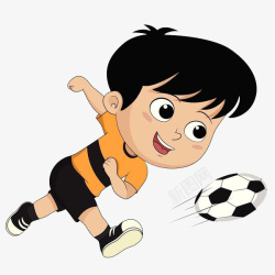 踢足球小孩飞奔踢足球的男孩高清图片