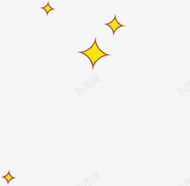飘浮装饰星星图标图标