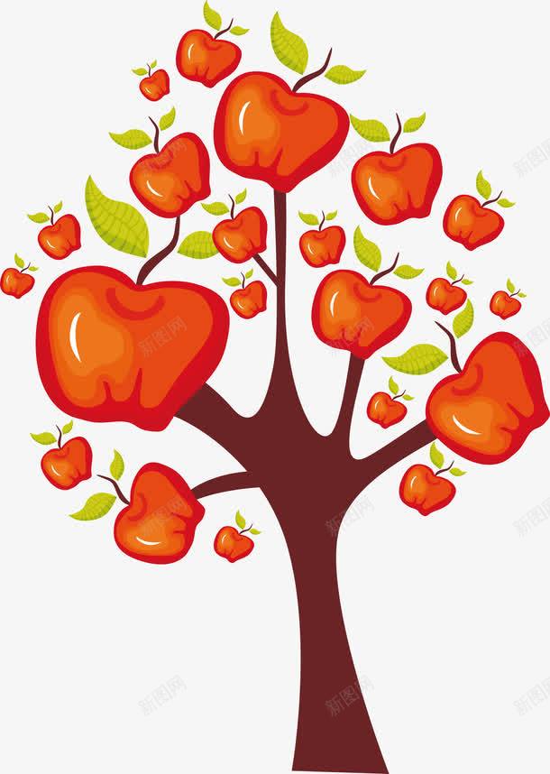 苹果树png免抠素材_88icon https://88icon.com AI Q版苹果树 卡通 大树 手绘 抽象 插图 插画 树木 水果 红色 线条 苹果 苹果树