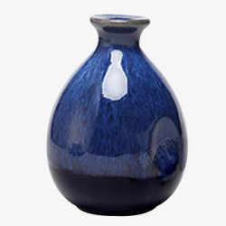 蓝色烤漆青蓝色烤漆花瓶高清图片