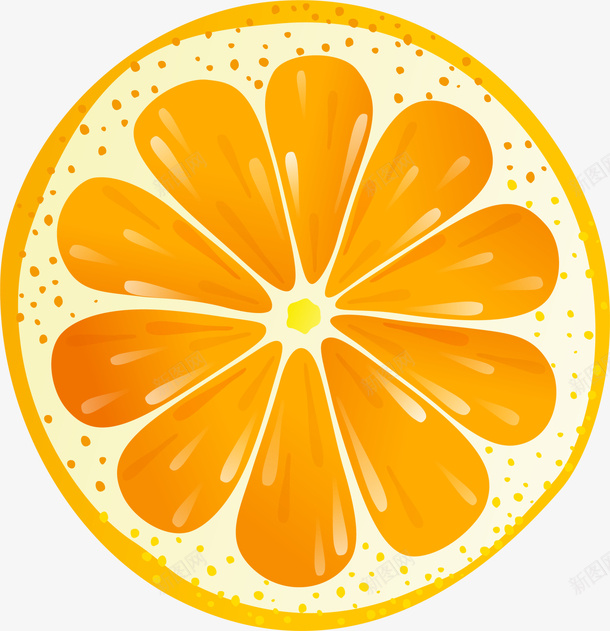 橙色卡通橘子png免抠素材_88icon https://88icon.com 卡通 手绘 果实 橘子 橙子 橙色 水果 装饰图案