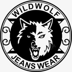 野狼logo狼头标志图标高清图片
