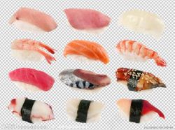 生鱼片寿司美味饭团高清图片
