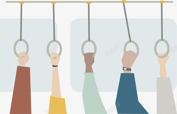 早高峰赶地铁公交的人png免抠素材_88icon https://88icon.com 上班 上班族 上班族海报 坐公交 坐地铁 早高峰 矢量png