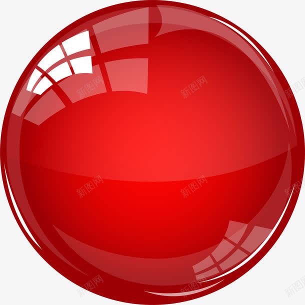 红色闪耀彩球png免抠素材_88icon https://88icon.com 梦幻圆球 玻璃珠 珠子 红色彩球 装饰图案 闪耀圆圈