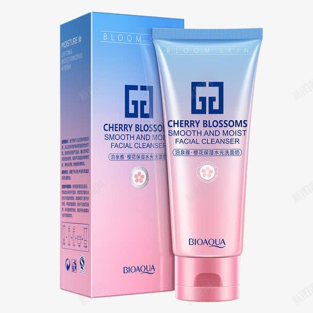 泉雅樱花洗面奶产品实物png免抠素材_88icon https://88icon.com 实物 樱花保湿 氨基酸洗面奶 水光洗面奶 泊泉雅洁面 温和保湿泡沫洁面乳