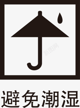饭店标志防止潮湿矢量图图标图标