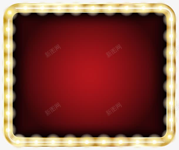 红色简约游戏UI边框矢量图ai免抠素材_88icon https://88icon.com 方形 游戏 游戏UI边框 简约 红色 色彩 矢量图