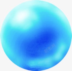 蓝色圆球大型招聘素材