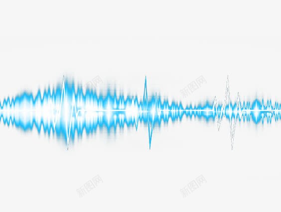 音波png免抠素材_88icon https://88icon.com 简单的图片 背景图片蓝色的音波 装饰图片音波 语音波纹 音乐 音乐图片 音量波动