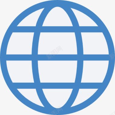 网格全球图标图标