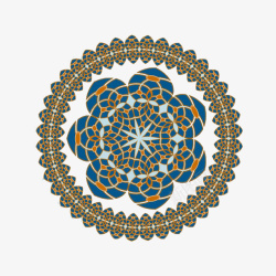 民族风格图案伊斯兰风格的图案和花纹高清图片
