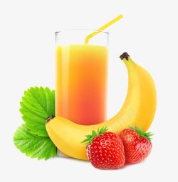 美味的水果果汁饮料素材