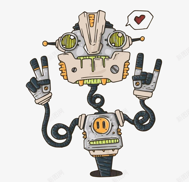 可爱机器人png免抠素材_88icon https://88icon.com 人工智能 头像 机器人 机器人头像 机械 科学技术 科幻