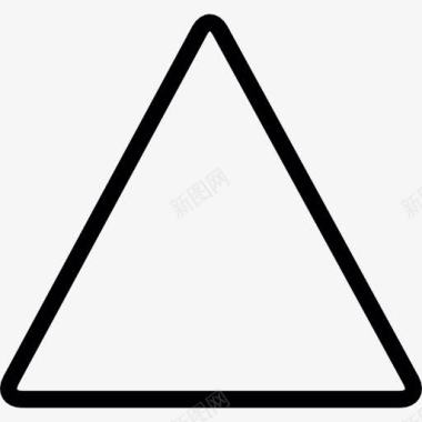 面艺等边三角形图标图标