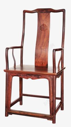 红酸枝木中国传统简洁大方餐桌椅高清图片