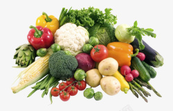 时令应季蔬菜一堆蔬菜高清图片
