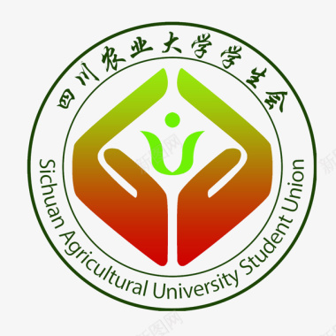 广告设计四川农业大学学生会会徽图标图标