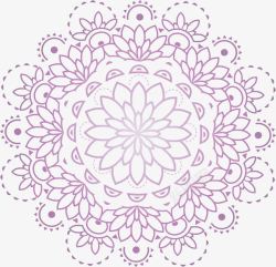 牡丹花剪纸水彩画窗花高清图片