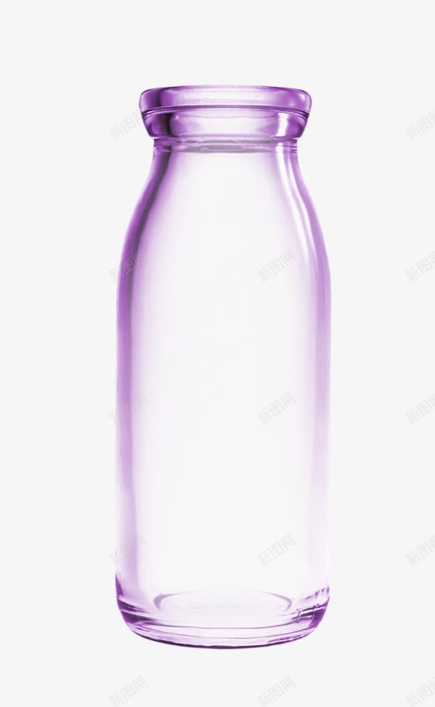玻璃瓶子png免抠素材_88icon https://88icon.com 牛奶瓶 玻璃瓶子 蓝色 透明