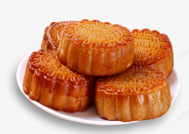中秋主题实物一盘五个月饼png免抠素材_88icon https://88icon.com 一盘五个月饼 中秋促销 中秋海报 产品实物 月饼 月饼包装 酥皮 酥皮月饼