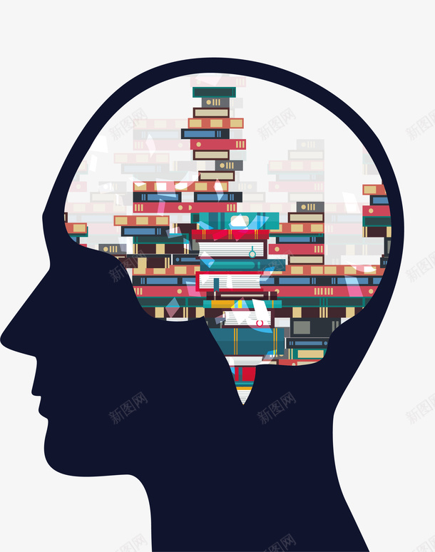 人类大脑里的知识量矢量图ai免抠素材_88icon https://88icon.com 大脑 大脑容量 大脑漫画 矢量png 矢量图 知识量 积少成多 积累知识 透视的大脑 阅读 阅读书籍