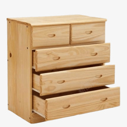 实木储物凳子松木床头柜家具实物图高清图片