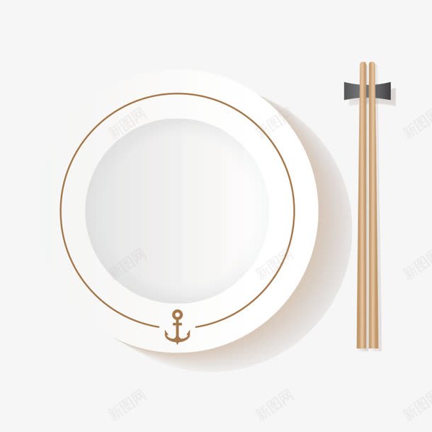 盘子和筷子png免抠素材_88icon https://88icon.com 圆形 手绘 木质筷子 瓷器 盘子 筷子 美食 餐具