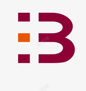 科技弧线卡通商务科技创意B字母logo图标图标