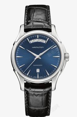 汉米尔顿腕表蓝色手表男表素材