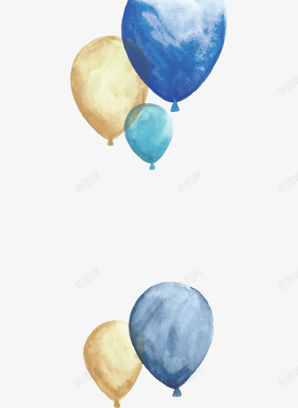 儿童节手绘纷飞的气球png免抠素材_88icon https://88icon.com 儿童节 升空 手绘气球 水彩 纷飞的气球 绘画