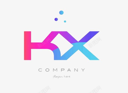K歌彩色立体k字母logo图标图标
