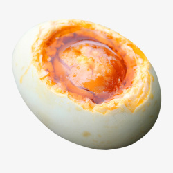 流油的鸭蛋正宗流油咸鸭蛋特写高清图片