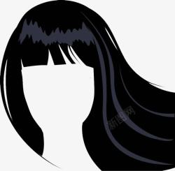 长发卷发女士发型女士发型刘海高清图片