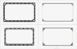中国风边框底纹素材