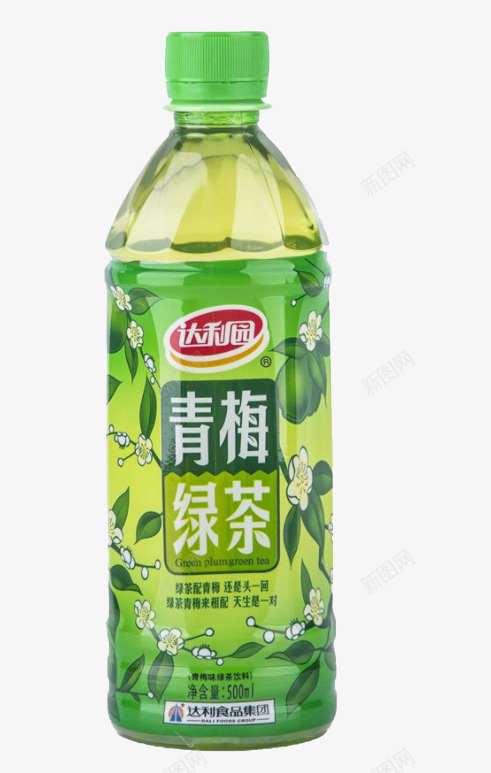 青梅绿茶饮料png免抠素材_88icon https://88icon.com 水 瓶装 绿茶 饮料