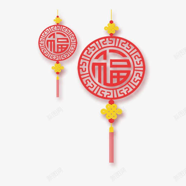 红色圆形中国结png免抠素材_88icon https://88icon.com 同心结 商务 圆形 悬挂 红色 纹理 花纹 金色 阴影