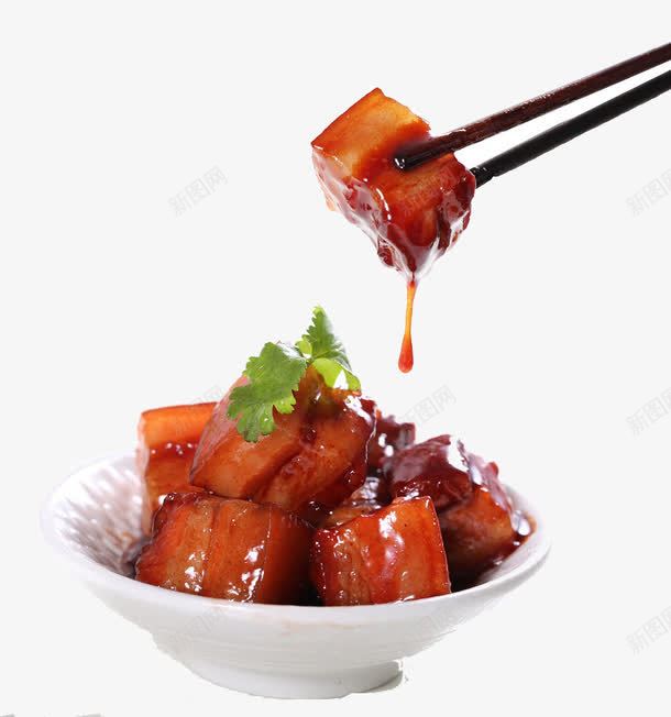红烧肉png免抠素材_88icon https://88icon.com 中国菜 中式菜品 家常菜 热菜 红烧肉 美味 餐饮美食