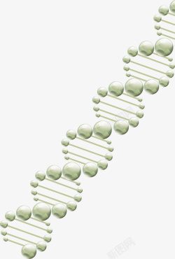 基因线条螺旋绿色基因线条高清图片
