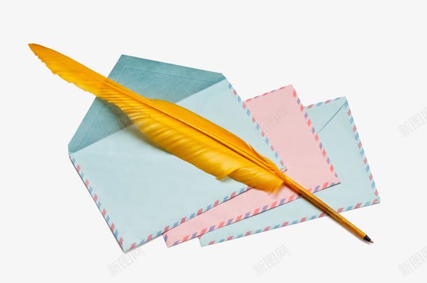 五颜六色信封羽毛笔png免抠素材_88icon https://88icon.com 古老的 古风信封 复古怀旧 沟通通信 纸制品 羽毛笔 邮戳