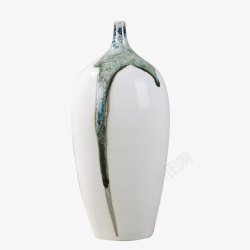 椭圆形个性白色花瓶素材
