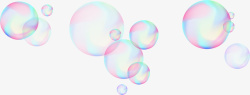 装饰气泡手绘彩色泡泡矢量图高清图片