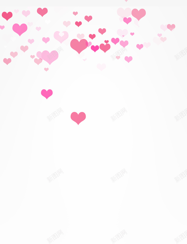 粉红色爱心花瓣创意png免抠素材_88icon https://88icon.com 创意 婚礼 粉红色 花瓣