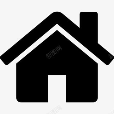 卡通建筑房屋家图标图标