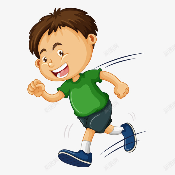 正在跑步的绿色衣服男孩矢量图ai免抠素材_88icon https://88icon.com 人物 体育项目 插画 跑步 运动健身 青春 青春活力的学生 矢量图
