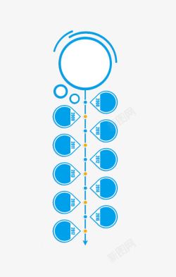 简约风格企业公司发展历程竖向时素材